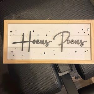 Hocus Pocus Wooden Sign